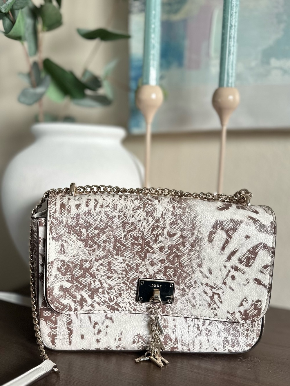 DKNY Cleo Medium Shoulder Flap Crossbody bag